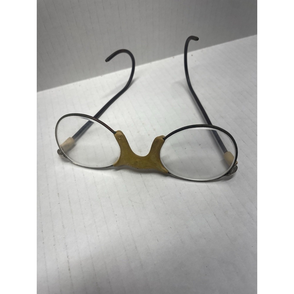 Vintage 30s/40s American Optical Steam Punk Cable Arms Eyeglasses RARE